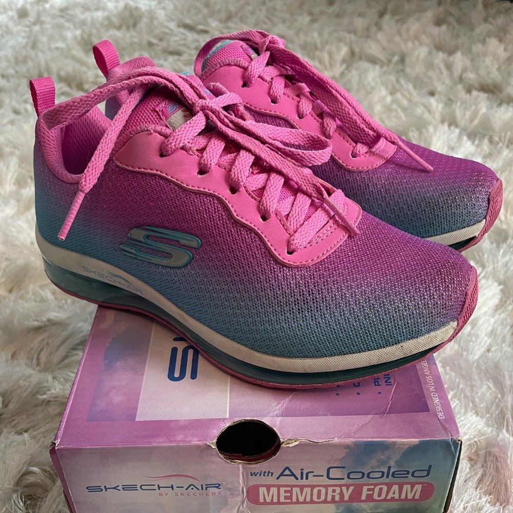 Girl's Sketchers Lace Up Sneaker - Size 1